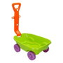 Color Baby Vagoneta de playa de 40 cm con pala, rastrillo, regadera y 5 moldes