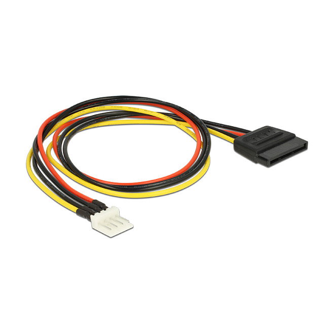 DeLOCK Cable de alimentación SATA 15 pines a 4 pines PWM 0,4 m