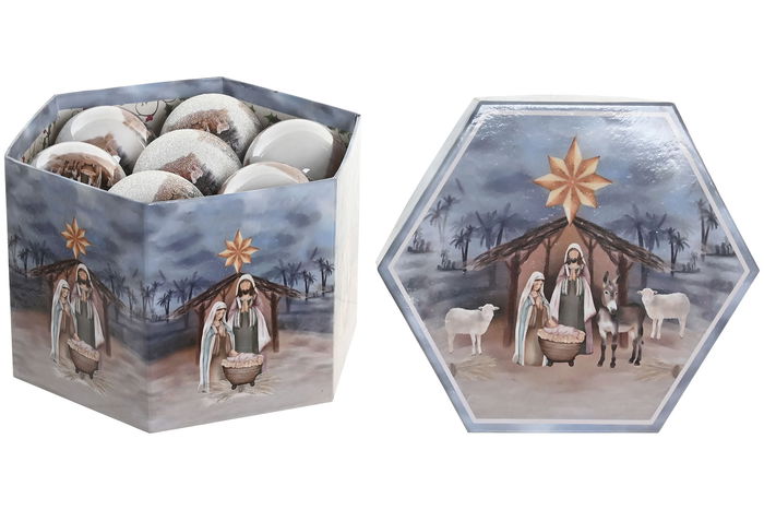 DKD Home Decor Decoracion Colgante Navidad Tradicional Multicolor PVC Set de 14 Piezas 21 x 15.5 x 24 cm