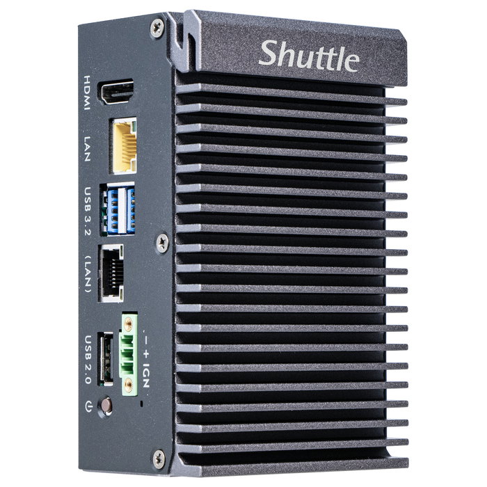 Shuttle SPCEL03 Barebone Intel Atom x6413E 1 SODIMM max 32GB DDR4 2x2.5G LAN
