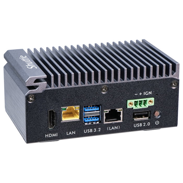 Shuttle SPCEL03 Barebone Intel Atom x6413E 1 SODIMM max 32GB DDR4 2x2.5G LAN