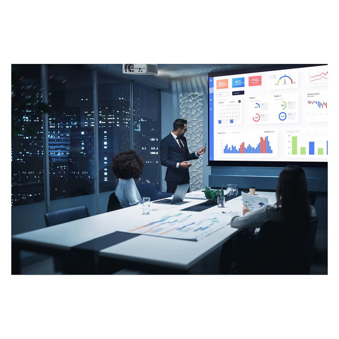 Optoma ZH520 Proyector DLP Laser 5500 Lúmenes Full HD 1080p HDMI USB 3D Blanco