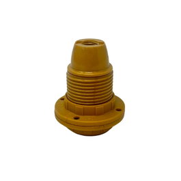 Arditi Portalámparas E14 Todo Rosca con 2 Arandelas, Oro Brillante