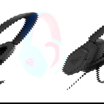 Trust GXT492SM Carus Auriculares Gaming Diadema Alámbrico con Micrófono Extraíble - Circumaural, 20-20000 Hz, Azul y Rojo, PC, Mac, Android, iOS