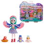 Mattel Muñeca City Filia Finch Y Familia De Loros HKN15 Enchantimals