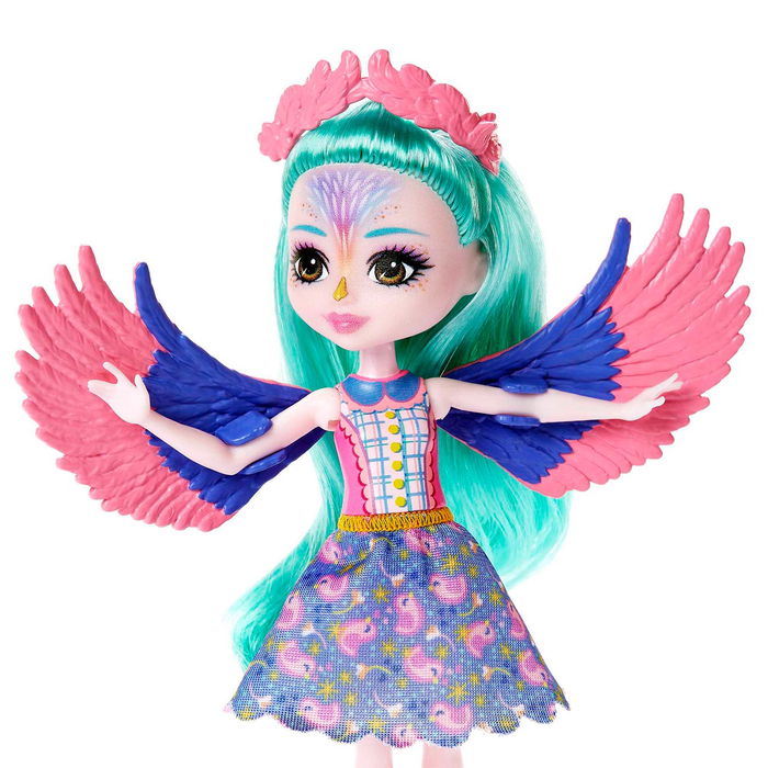 Mattel Muñeca City Filia Finch Y Familia De Loros HKN15 Enchantimals