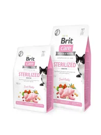 Brit Care Cat Sterilized Sensitive Alimento para Gatos Esterilizados y Sensibles 2 kg