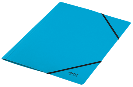 Leitz Recycle Carpeta de Cartón con Gomas Azul A4
