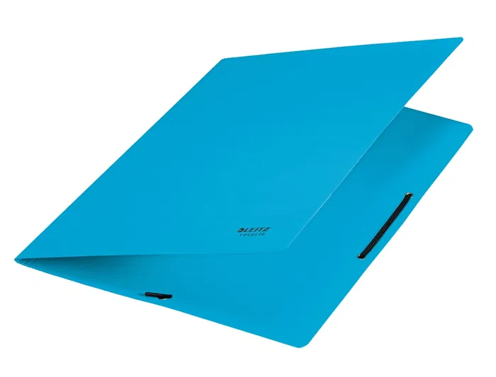 Leitz Carpeta Recycle con Gomas DIN A4, Cartón Reciclable 100% Color Azul