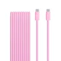 Apple Beats Cable trenzado de USB-C a USB-C de 240 W (3 m) - Rosa Eléctrico