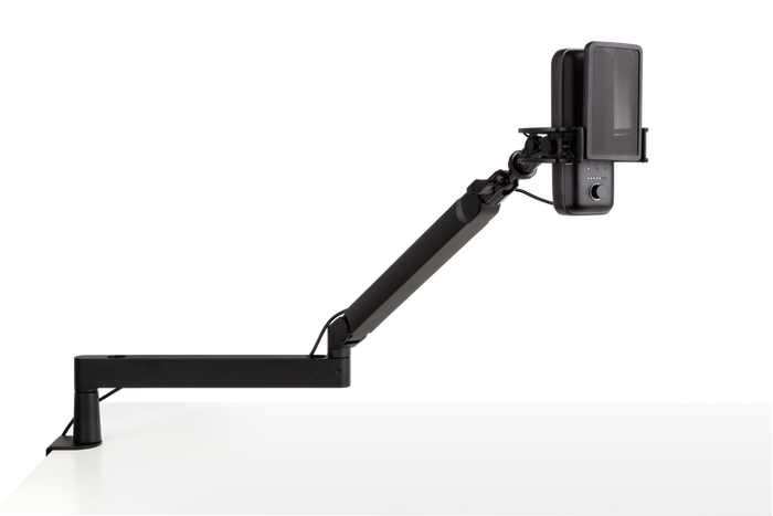 Elgato Wave Mic Arm LP Brazo Articulado para Microfono Estudio y Streaming 10AAW9901 - Perfil Bajo, Ranuras Ocultas para Cables, Carga hasta 2 kg, Abrazadera para Escritorio