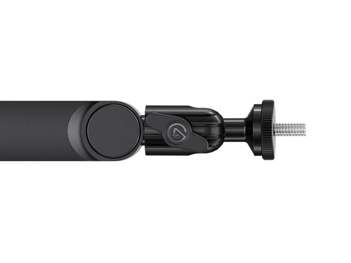 Elgato Wave Mic Arm LP Brazo Articulado para Microfono Estudio y Streaming 10AAW9901 - Perfil Bajo, Ranuras Ocultas para Cables, Carga hasta 2 kg, Abrazadera para Escritorio