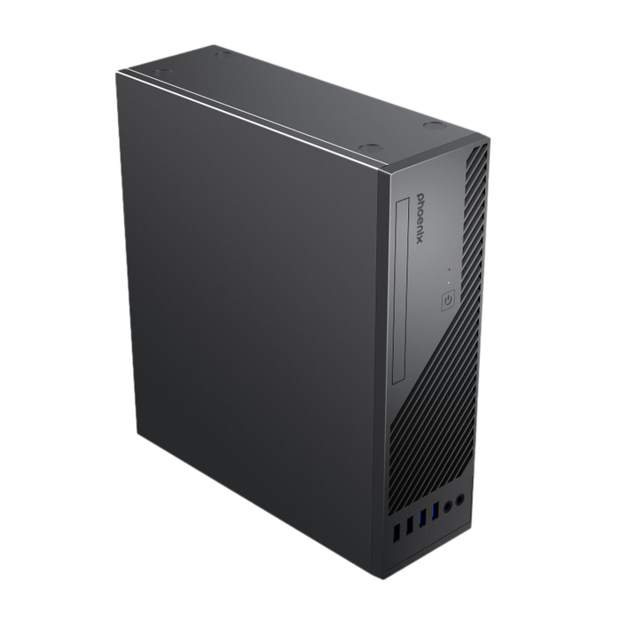 Phoenix technologies Caja Ordenador Phoenix Lite S3 Micro ATX con Fuente Flex ATX 200W, Ultra Compacta