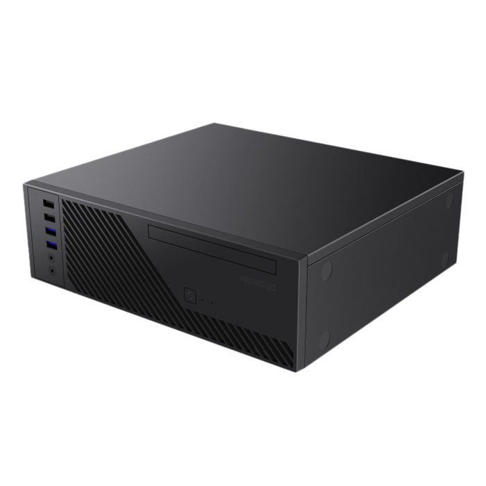 Phoenix technologies Caja Ordenador Phoenix Lite S3 Micro ATX con Fuente Flex ATX 200W, Ultra Compacta