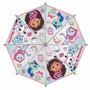 Cerdá Paraguas Manual Burbuja la Casa de Gabby 45 Cm Rosa
