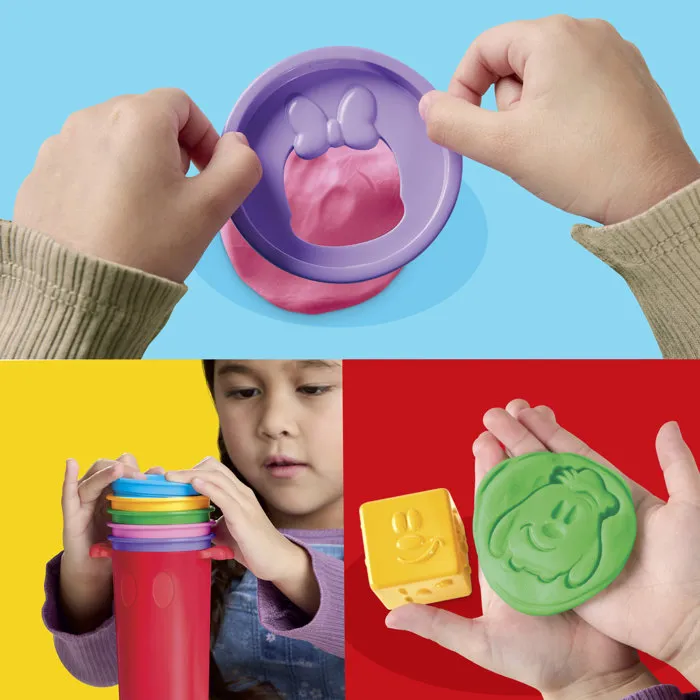 Hasbro Play-Doh Apila y diviértete Disney Junior con estuche Mickey Mouse