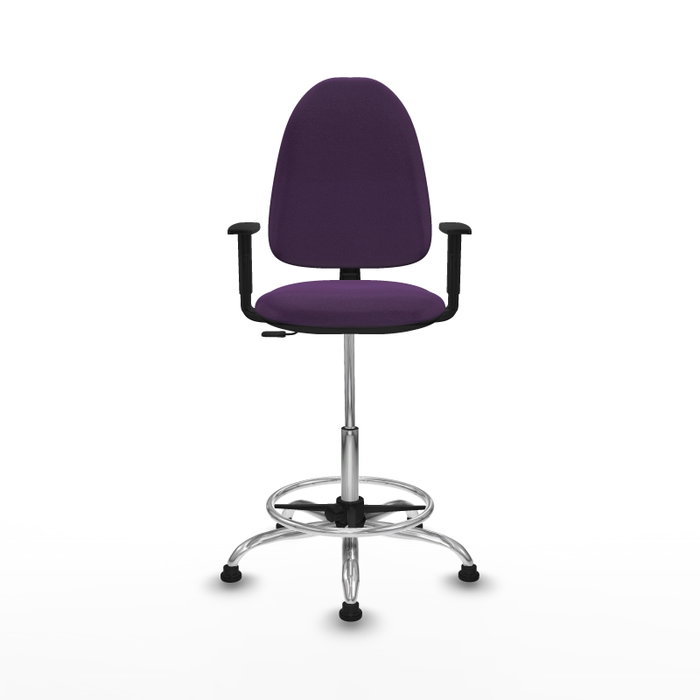 PIQUERAS Y CRESPO Taburete Aýna Morado con Brazos 1D PIQUERAS Y CRESPO Taburete Aýna Morado con Brazos 1D