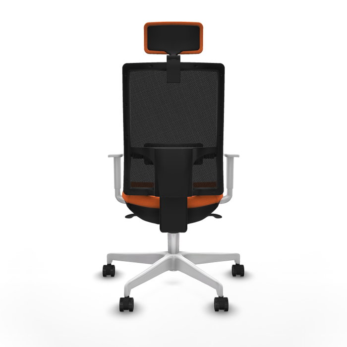 PIQUERAS Y CRESPO Silla de oficina Horna Naranja y Negro