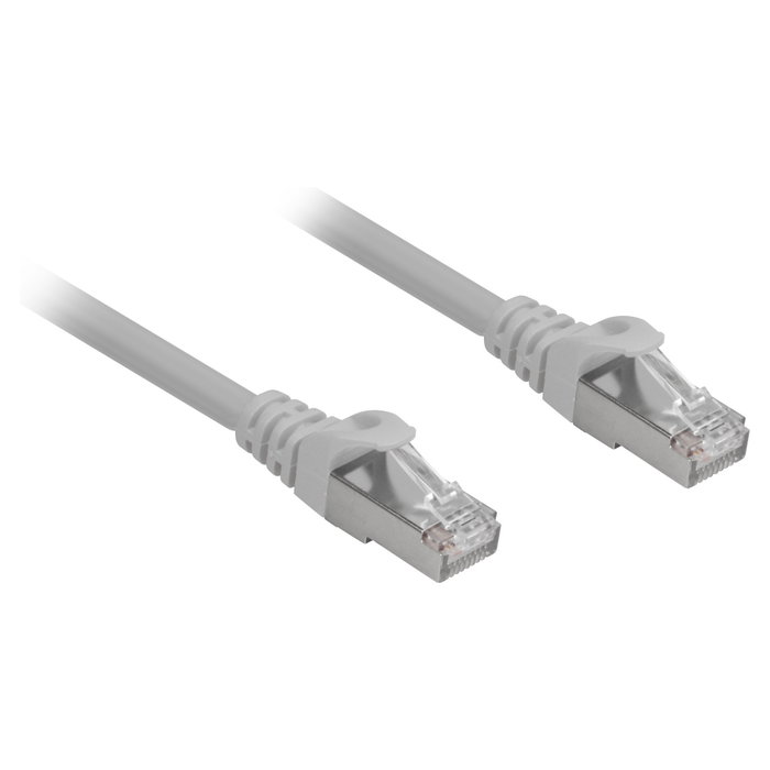 SHARKOON Patchkabel RJ45 Cat.6a SFTP Gris 25 cm SHARKOON Patchkabel RJ45 Cat.6a SFTP Gris 25 cm