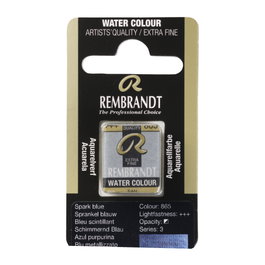 Rembrandt Acuarela en Pastilla Azul Purpurina 865