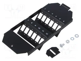 LogiLink Inserción para caja de suelo para 12 adaptadores LC-Duplex o SC-Simplex