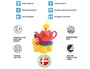 Dantoy Juego de Té de 4 Servicios con 17 Piezas