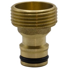 Riegolux Adaptador de Latón para Grifo con Rosca Macho de 1/2 pulgada