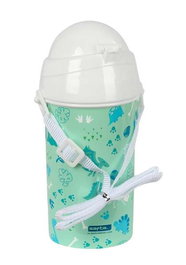 Botella de Agua Safta Dino Verde PVC 500 ml