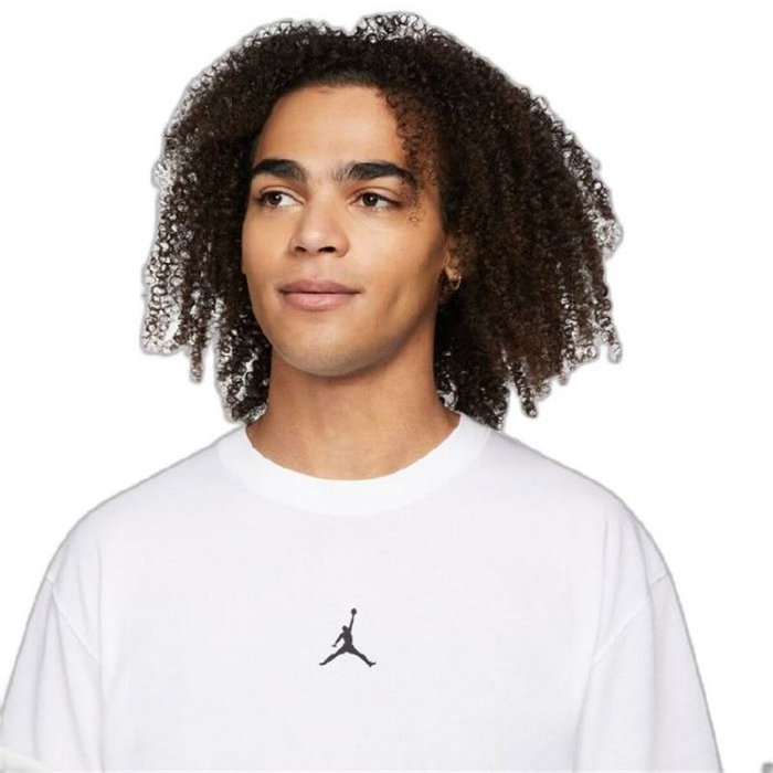 Camiseta de Manga Corta Hombre Nike Jordan Sport Dri-FIT Blanco S