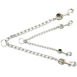 Nayeco Acoplador para Dos Perros Cromo 3.5mm x 60cm