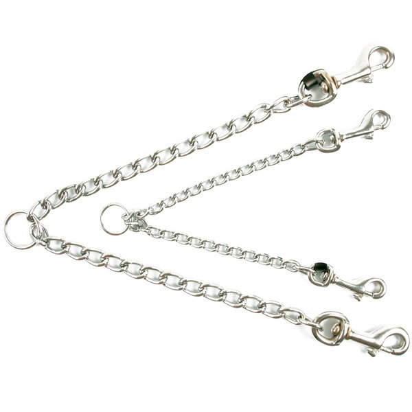 Nayeco Acoplador para Dos Perros Cromo 3.5mm x 60cm Nayeco Acoplador para Dos Perros Cromo 3.5mm x 60cm