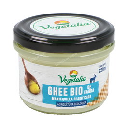 VEGETALIA Mantequilla Ghee Cabra Clarificada 220Gr. Bio Ecológica