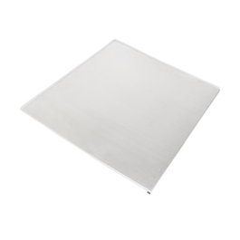 Emuca Protector de fondo para muebles de cocina, tablero 16mm, módulo 800mm, 768x580mm, Plástico y Aluminio, Aluminio natural