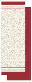 DKD Home Decor Camino de Mesa Acebo Rojo 50x150x0,2 cm