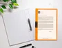 Liderpapel Carpeta Dossier con Pinza Deslizante Naranja DIN A4
