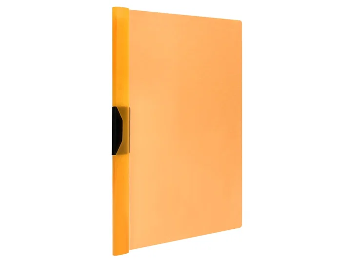 Liderpapel Carpeta Dossier con Pinza Deslizante Naranja DIN A4