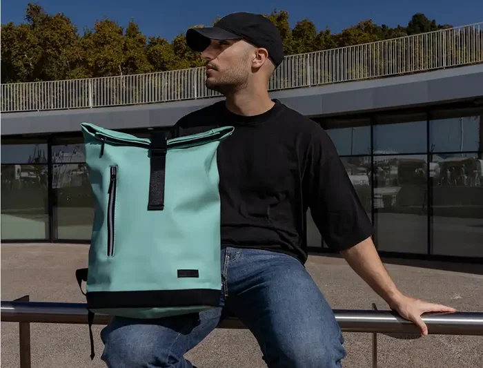 Antartik Roll Pack Mochila Impermeable Gran Capacidad Turquesa 480x130x280 mm