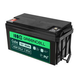 Green Cell Batería AGM12V65AH-J 12V 65Ah