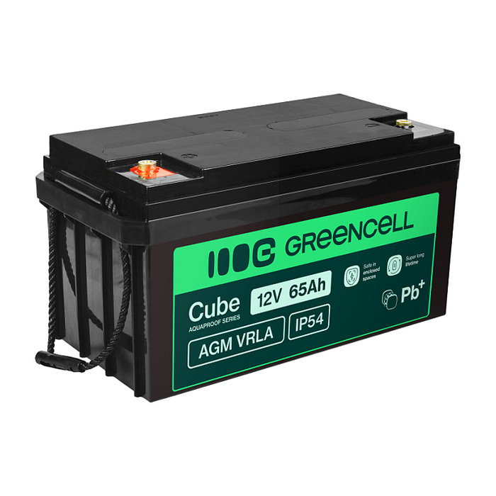 Green Cell Batería AGM12V65AH-J 12V 65Ah Green Cell Batería AGM12V65AH-J 12V 65Ah