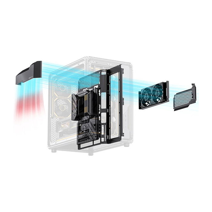 Jonsbo X400 Midi-Tower ATX con Vidrio Templado - Gris