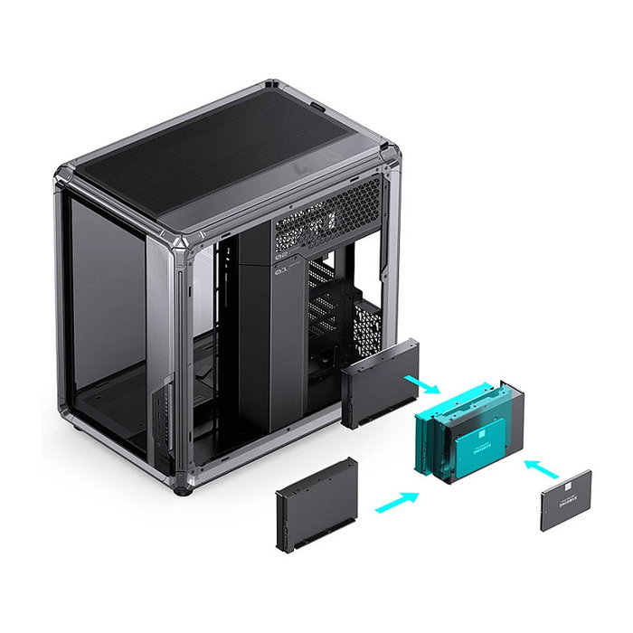 Jonsbo X400 Midi-Tower ATX con Vidrio Templado - Gris
