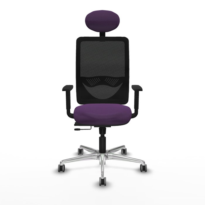 PIQUERAS Y CRESPO Silla de oficina Zulema Morada con Mecanismo Sincro/Traslack PIQUERAS Y CRESPO Silla de oficina Zulema Morada con Mecanismo Sincro/Traslack
