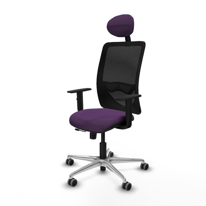 PIQUERAS Y CRESPO Silla de oficina Zulema Morada con Mecanismo Sincro/Traslack PIQUERAS Y CRESPO Silla de oficina Zulema Morada con Mecanismo Sincro/Traslack