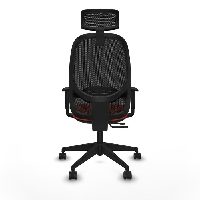PIQUERAS Y CRESPO Silla de oficina Cilanco Naranja oscuro y Negro PIQUERAS Y CRESPO Silla de oficina Cilanco Naranja oscuro y Negro
