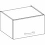 AUCUNE Mueble campana LASSEN con puerta basculante Gris mate