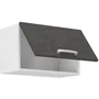 LASSEN Mueble Campana con Puerta Basculante - Gris Mate - L 60 x 31,6 x H 36 cm