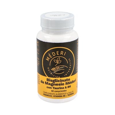 MEDERI NUTRICION INTEGRATIVA Bisglicinato Magnesio Taurina Vitamina B6 60 Comprimidos MEDERI NUTRICION INTEGRATIVA Bisglicinato Magnesio Taurina Vitamina B6 60 Comprimidos