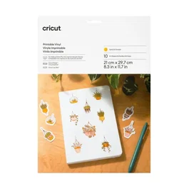 Cricut Printable Vinyl A4 - 10 Hojas