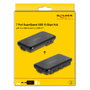DeLOCK Concentrador USB 3.2 Gen 2 de 7 Puertos (4x Tipo-A y 3x Tipo-C)