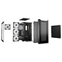 be quiet! Pure Base 501 DX Black - Caja Torre Midi PC ATX Negro con Ventana Lateral, Iluminación RGB Frontal, 3 Ventiladores Silent Wings y Filtros Antipolvo